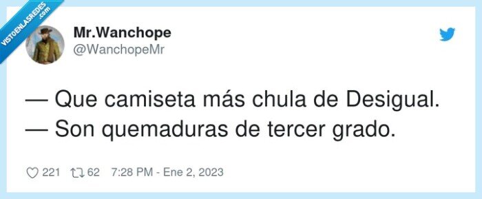 quemaduras tercer grado,camiseta,desigual,chula
