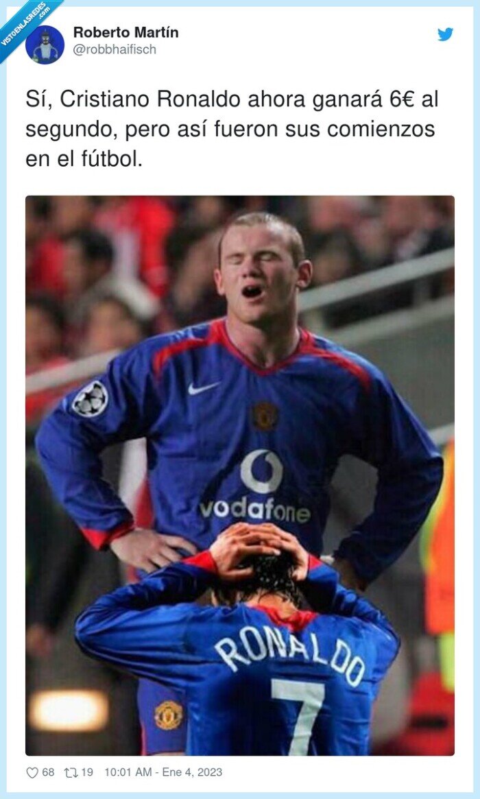 cristiano ronaldo,comienzos,rooney,mamarla,fútbol