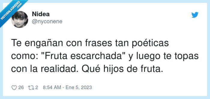 escarchada,poéticas,engañar,realidad,frases,fruta