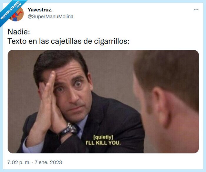 texto,cajetillas,cigarrillos,tabaco,the office