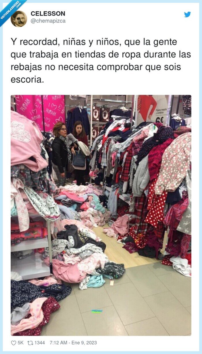 tiendas,rebajas,desorden,fatal