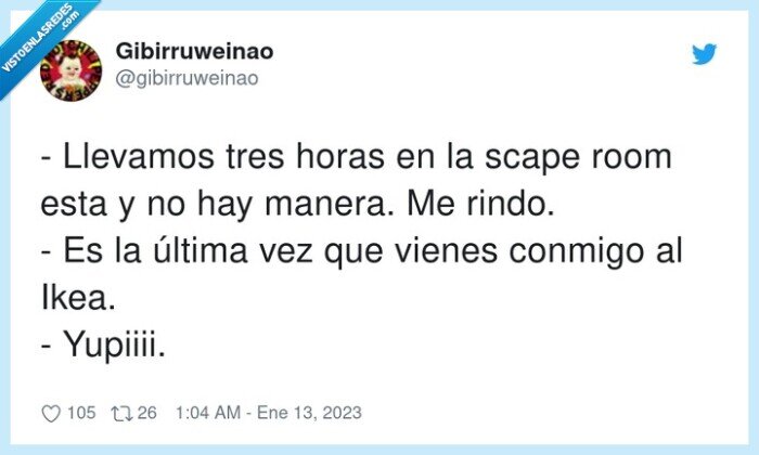 scape room,ikea,pasar rato