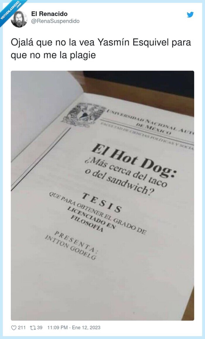 testis,hot dog,filosofía,universidad