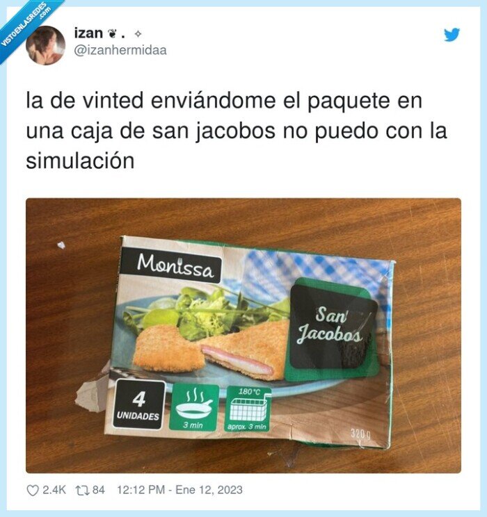 enviándome,simulación,paquete,san jacobos,vinted