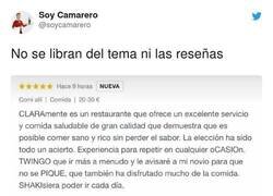 Enlace a Las reseñas de restaurantes ya siguen el modelo Shakira-Piqué, por @soycamarero