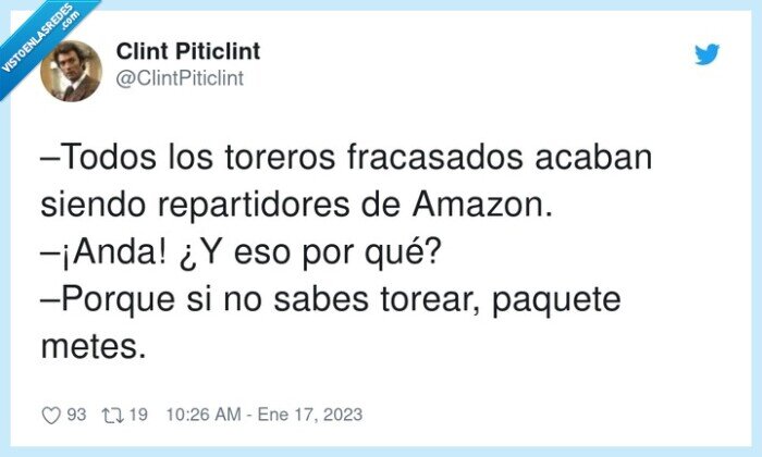 repartidores,fracasados,torear,amazon