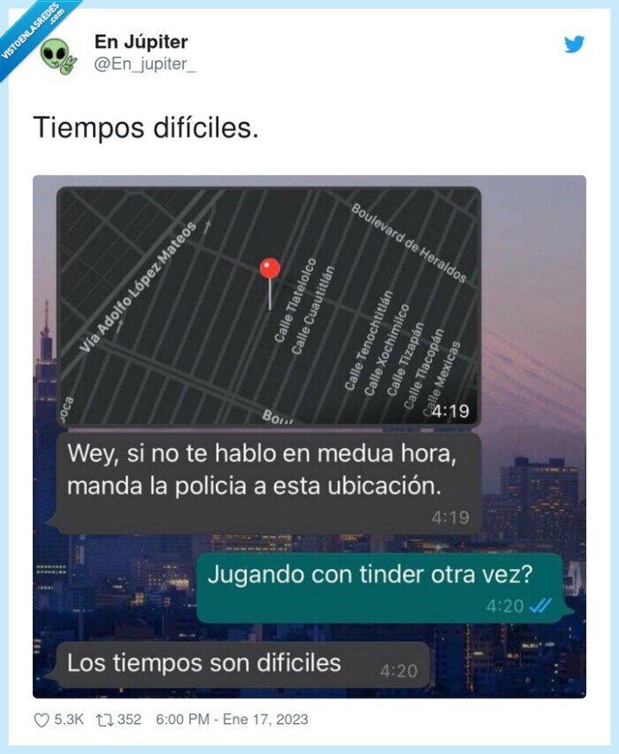 difíciles,tiempos,ligar,tinder,mapa