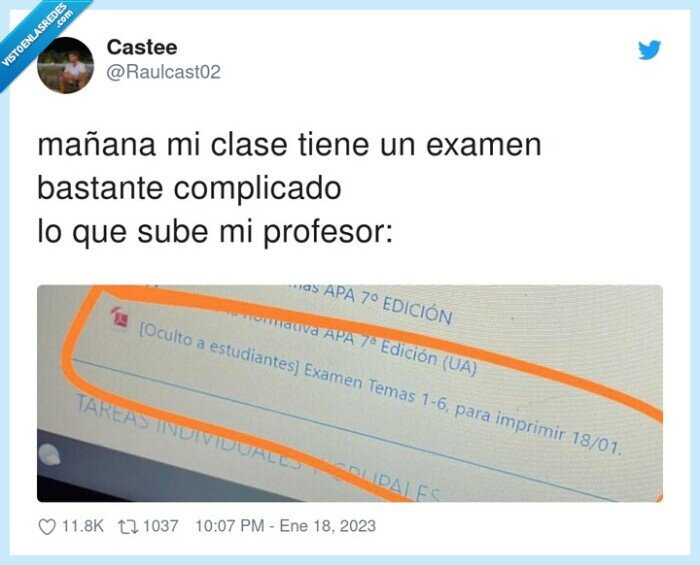 complicado,bastante,profesor,mañana,examen,clase
