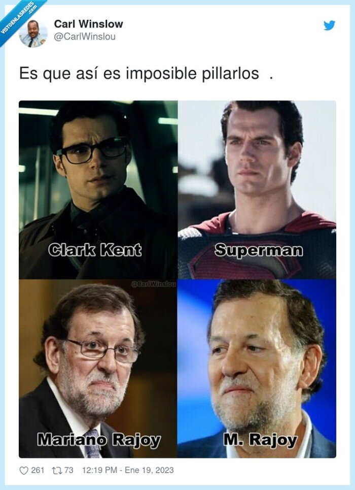 imposible,pillarlos,rajoy,clark kent,superman