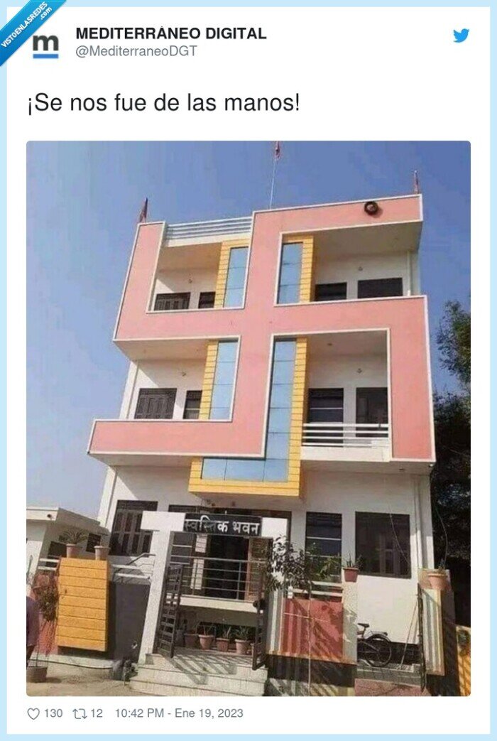 nazi,cruz,esvástica,casa