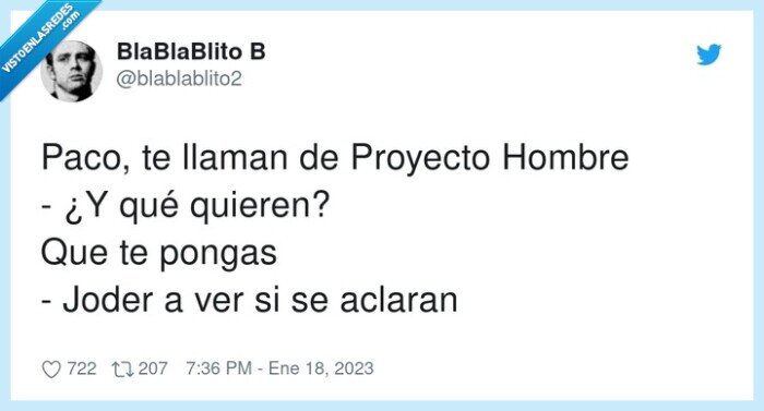 proyecto hombre,aclararse,ponerse