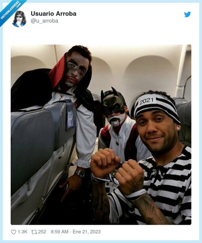 dani alves,preso,2021,disfraz,halloween
