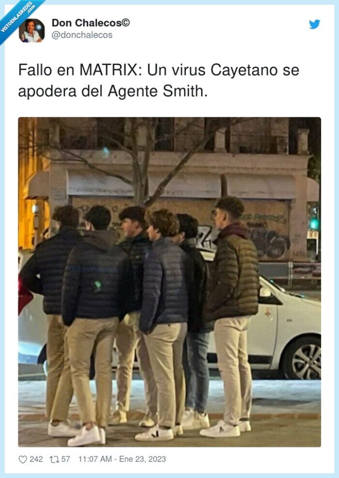 cayetano,ropa,iguales,matrix,agente,fallo,virus