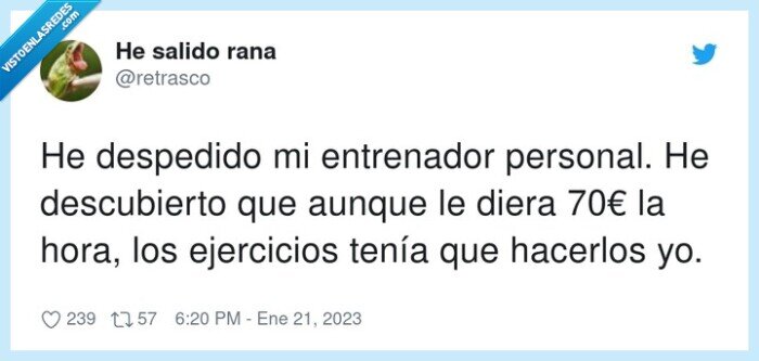 descubierto,entrenador personal,ejercicios,despedido