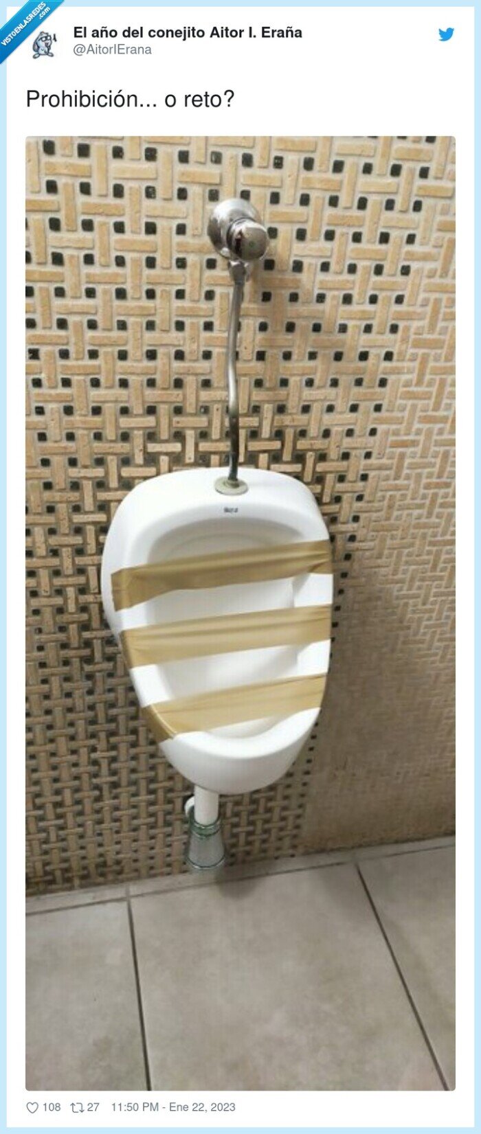 prohibición,reto,urinario,mear