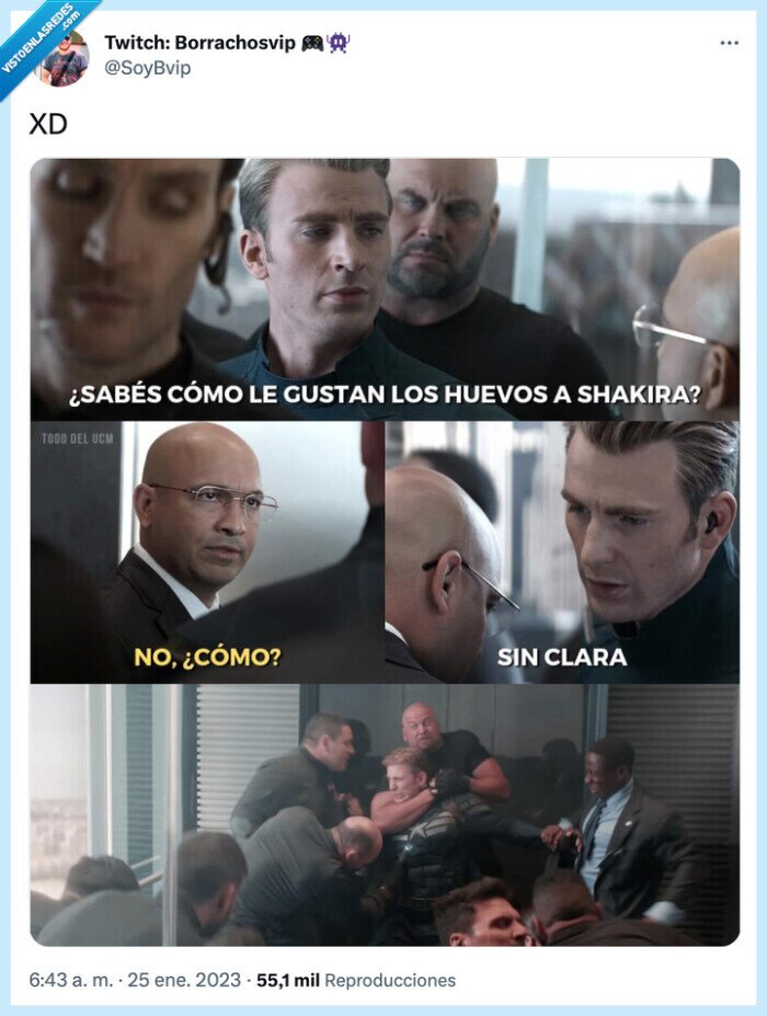 clara chia,shakira,huevos