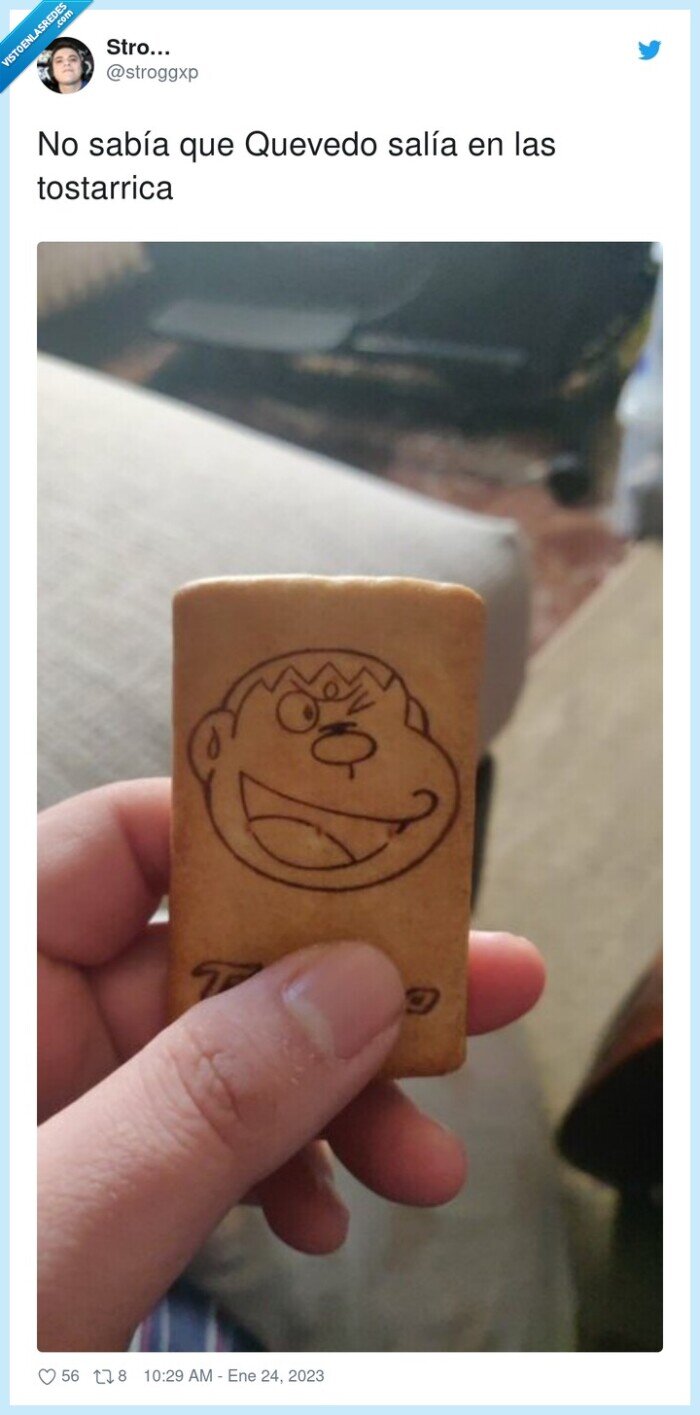 tostarrica,quevedo,galleta,salir,gigante,doraemon