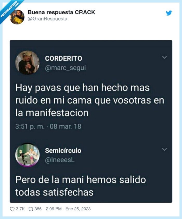 zasca,cama,satisfechas,ruido