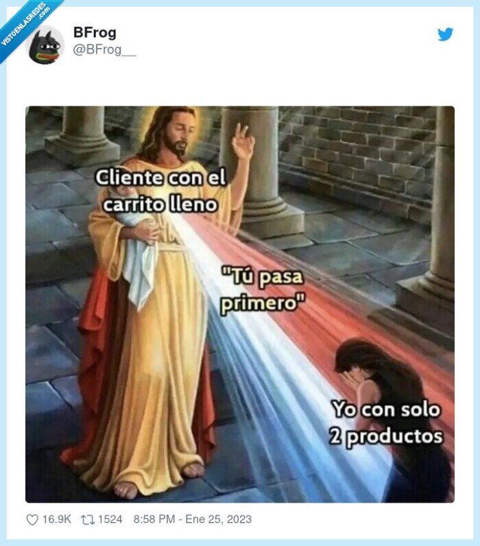 supermercado,cliente,caja,carrito,dejar pasar