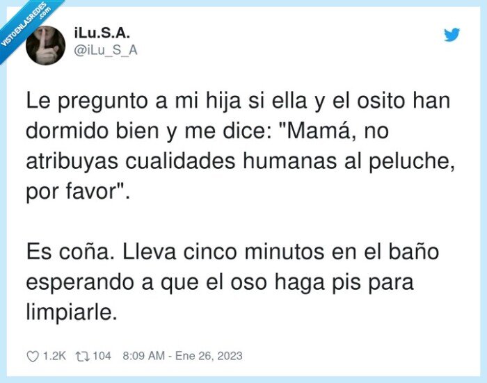 cualidades,limpiar,ayudar,peluche,mama