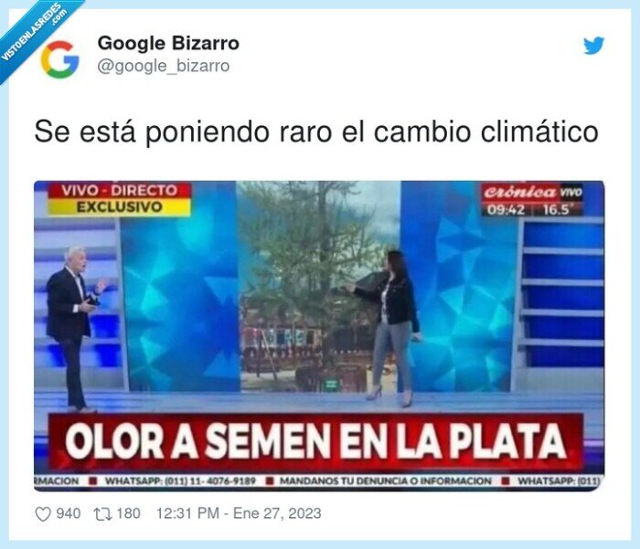 cambio climático,olor,plata