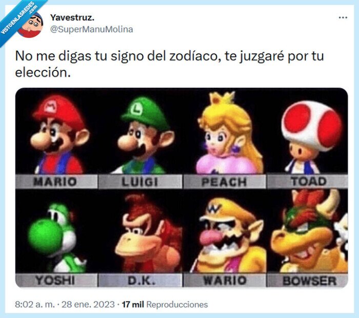 signo,zodíaco,horóscopo,mario kart