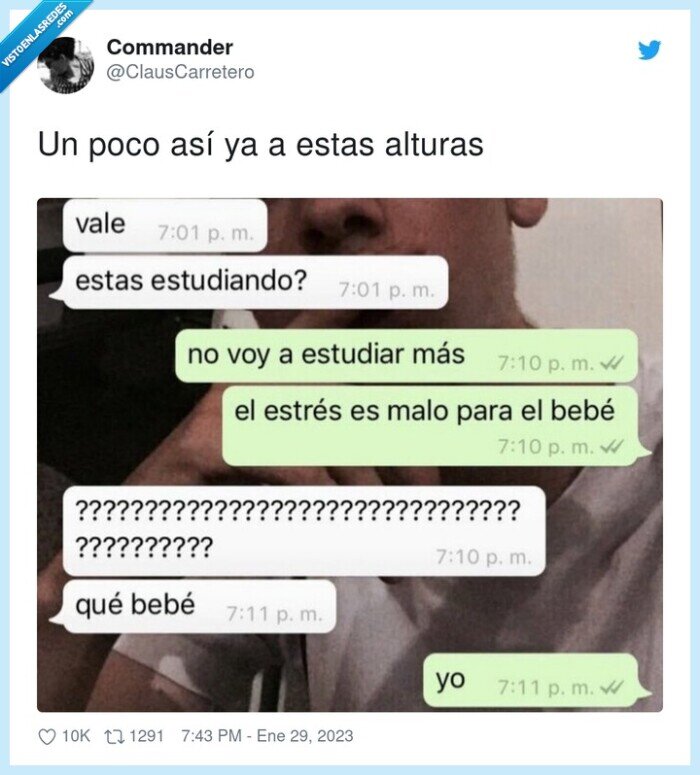 bebé,estudiar,malo,estrés