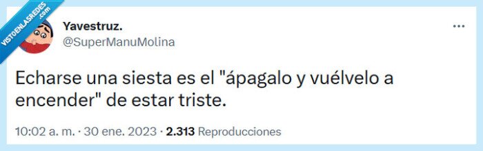 siesta,apagar,enceder,triste