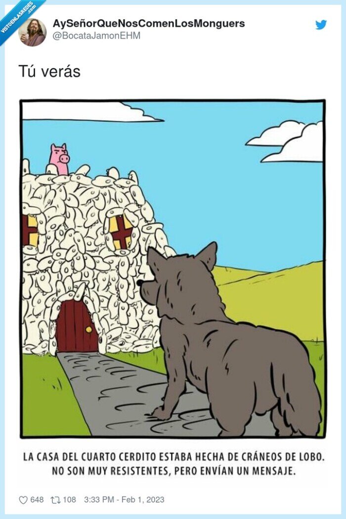 lobo,cerdito,cuento,craneos,amenazar