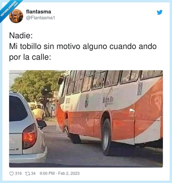 tobillo,autobus,torcer,carretera