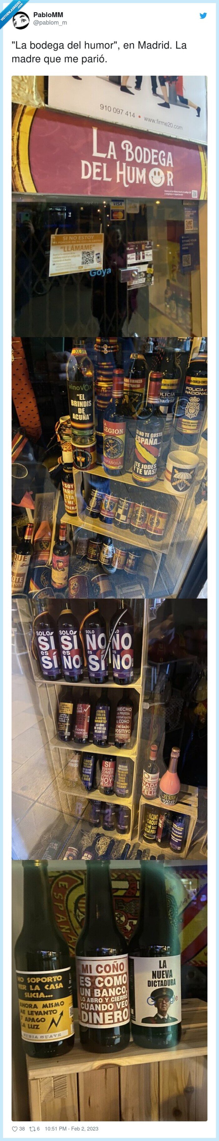 bodega,humor,madrid,parió,madre