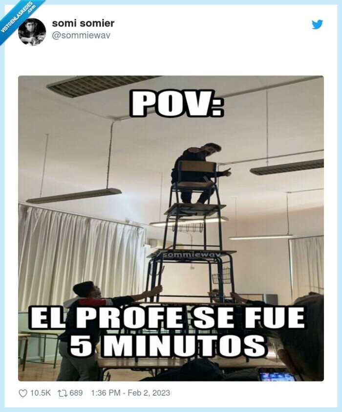 profesor,irse,clase,liar