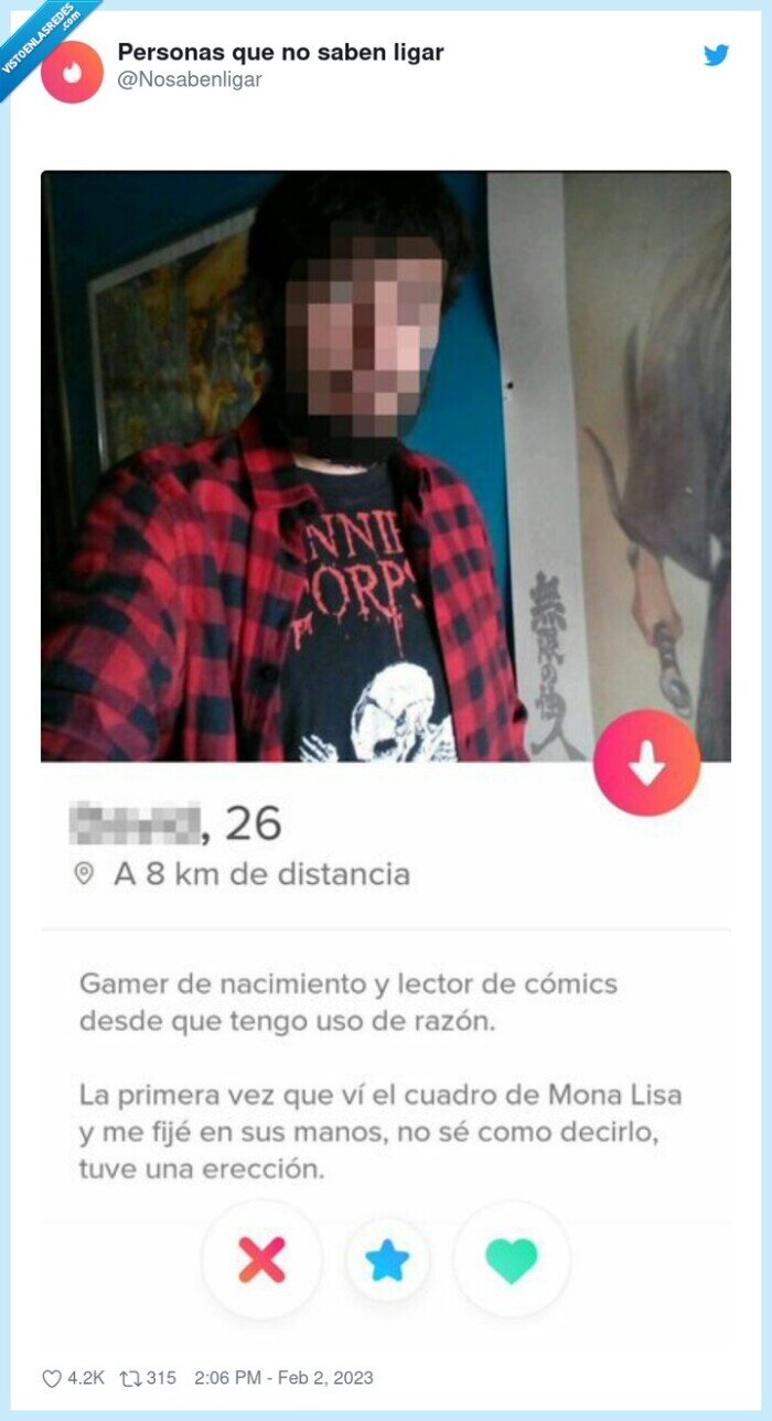 ligar,mona lisa,tocarse,enfermo,friki