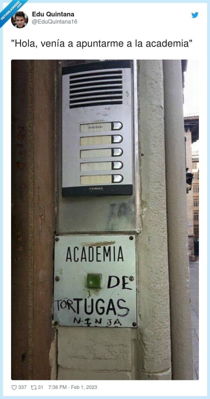 apuntarme,academia,tortugas ninja,portero