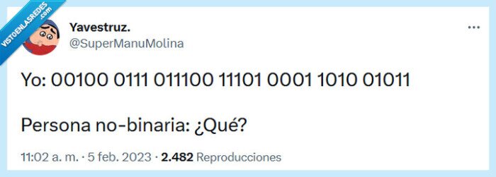 persona,binaria,lenguaje