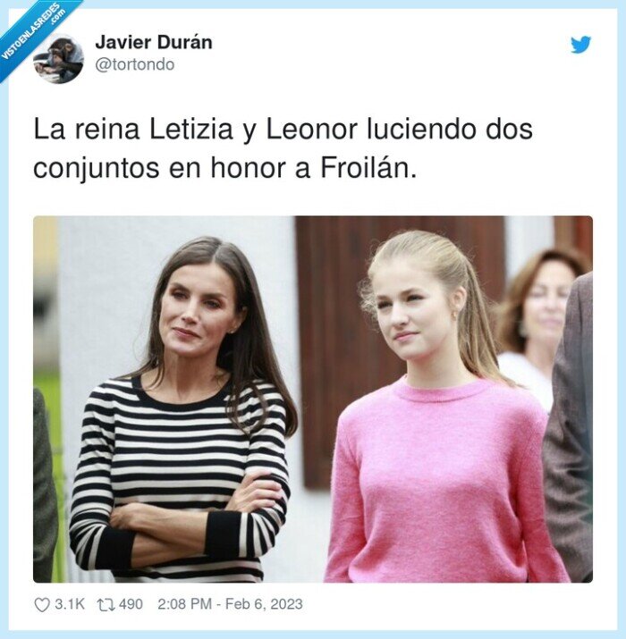 conjuntos,after,froilán,letizia,leonor,reina