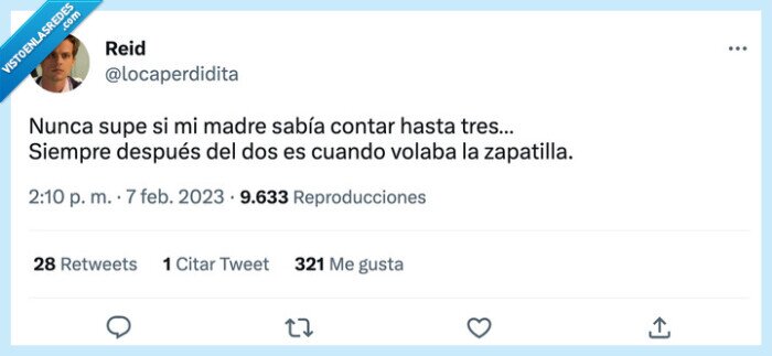 zapatilla,después,tres,madre,contar