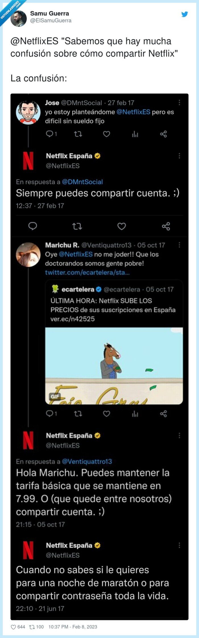 confusión,compartir,cuentas,netflix