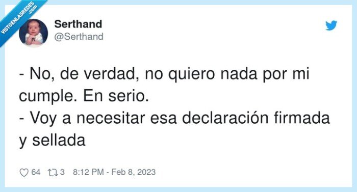 declaración,necesitar,verdad,firmada,sellada,cumpleaños,regalo