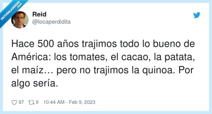tomates,trajimos,maíz…,américa,patata
