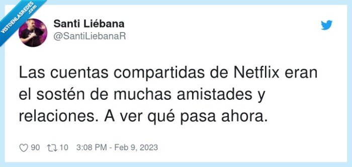 compartidas,relaciones,amistades,cuentas,netflix