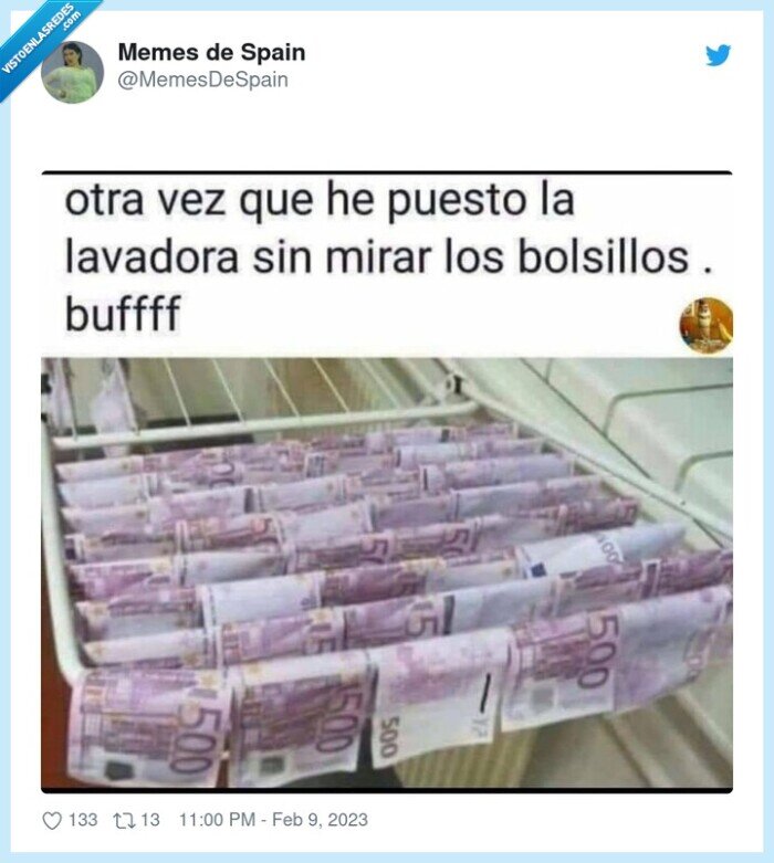 billetes,tendedero,lavadora,bolsillos