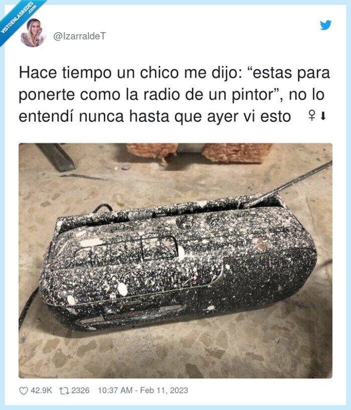 radio,pintor,manchada,guarro,cerdo