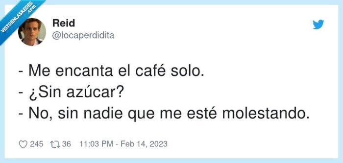 molestando,encantar,azúcar,café,solo,nadie