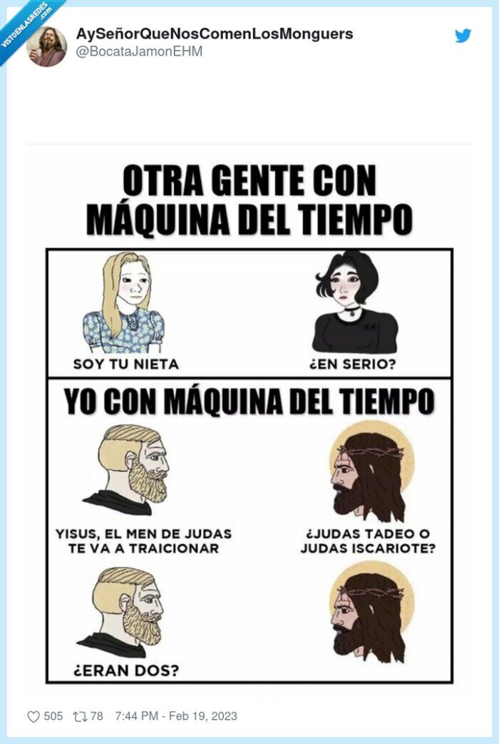 maquina del tiempo,judas,traicionar