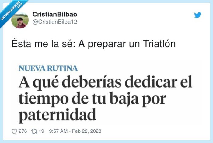 triatlón,preparar,baja,paternidad