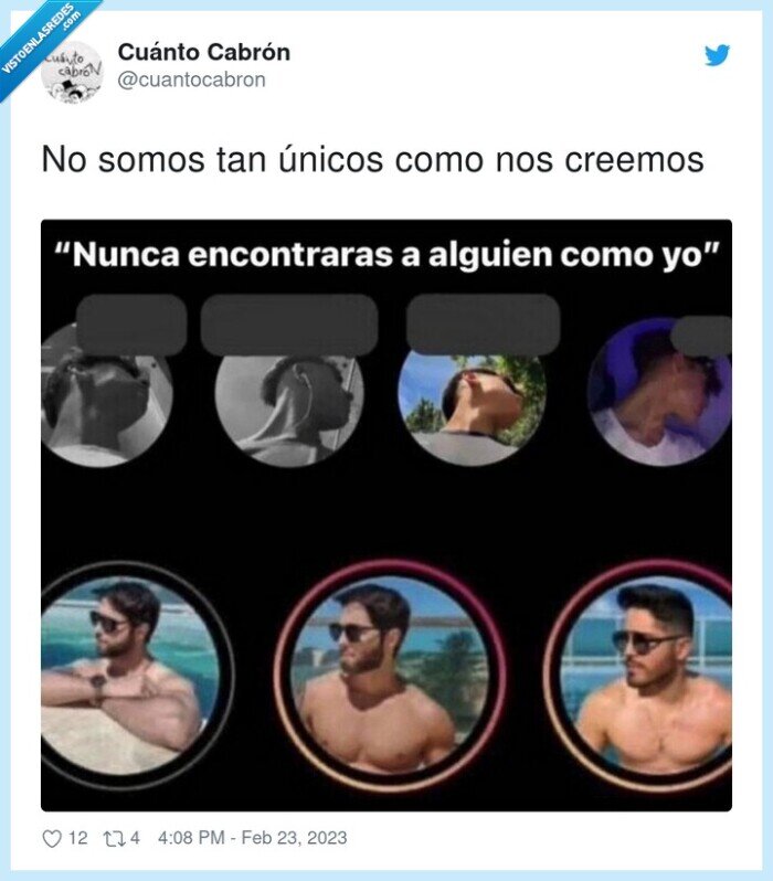 creerse unico,clones,copias,ligar,tinder