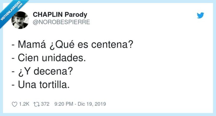 unidades,tortilla,centena,decena,mamá