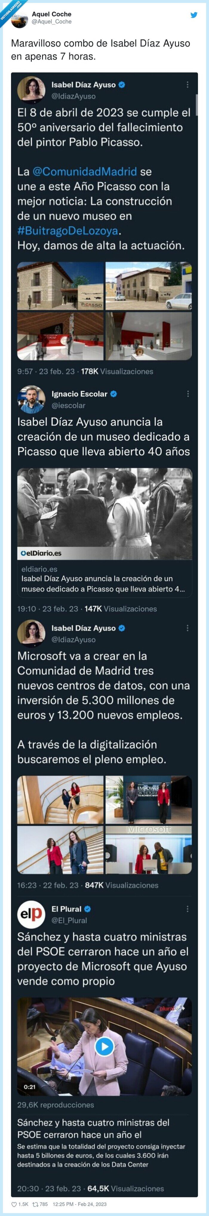 maravilloso,isabel díaz,ayuso,combo