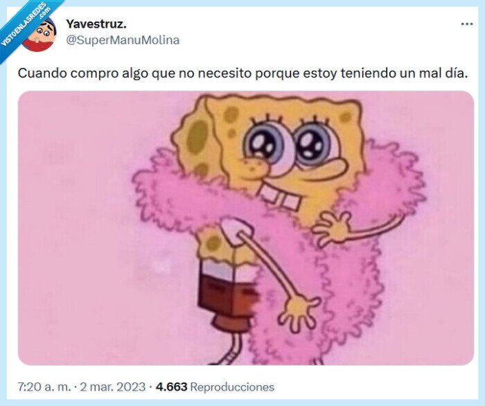 comprar,innecesario,mal día